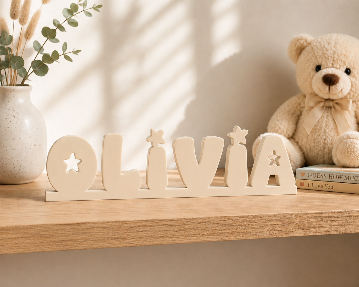 Personalised 3D Printed Name Sign